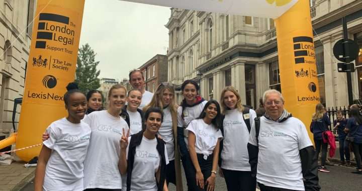 OGR Stock Denton takes part in the London Legal Walk